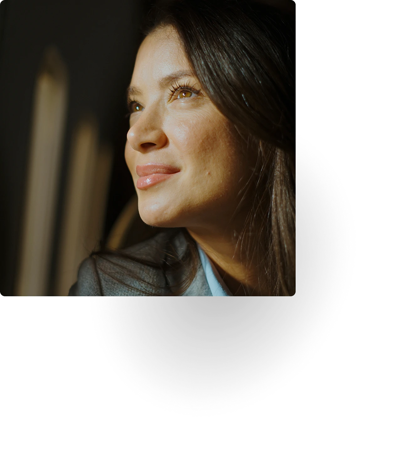 Modern Building casting a shadow